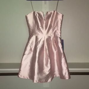 Baby pink formal dress